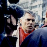 1994 FNV-voorzitter Johan Stekelenburg op Nederland Bekent Kleur manifestatie